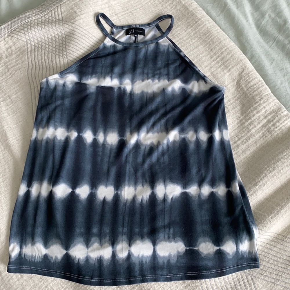 Open back tank top